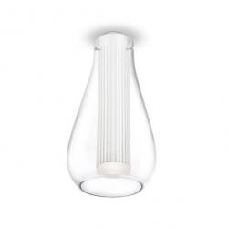 Rigatto lâmpada do teto Grande com Difusor Vidro LED CREE 7,2W - branco mate