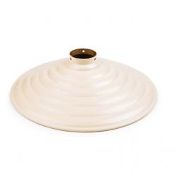 Vintage (Zubehörteil) lampenschirm beige 9-7 diametro