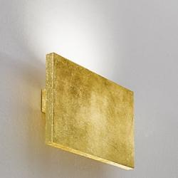 Tratto Wall Lamp 24cm LED 16,8w beam único Gold Leaf