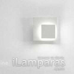 Piastra luz de parede 70x70 LED branco/INTERNO COLOR