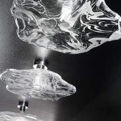 Macchia Wall lamp/ceiling lamp D 50 Glass DEC.white