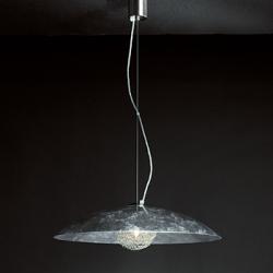 Padella Pendant Lamp 2 lights Silver Leaf