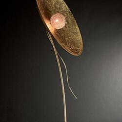 Padella Stelo lámpara of Floor Lamp Silver Leaf