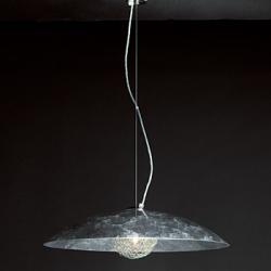 Padella Pendant Lamp 2 lights Silver Leaf