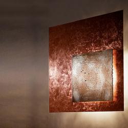Piastra Wall Lamp 50x50 FOGLIA Copper RUGGINE