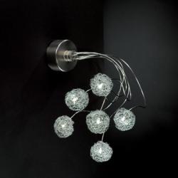 Soffione Lâmpada 6 luzes 12V Níquel/Cromo