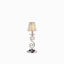 Violette Table Lamp TL1 1xE14 40w Silver