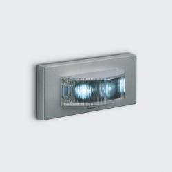 Luminaria glim cube óptica l Superficie sin Alimentador LED Azul 3x1w