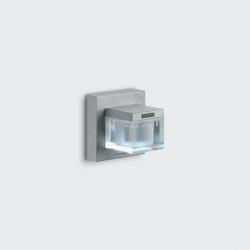 Luminaria glim cube óptica s Superficie sin Alimentador LED Azul 3x1w