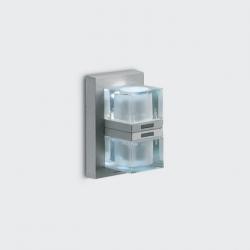 Luminaria glim cube óptica s s Superficie sin Alimentador LED Azul 3x2w