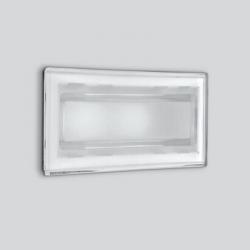 Luminaria vison rectangle LED blanco 3x1w