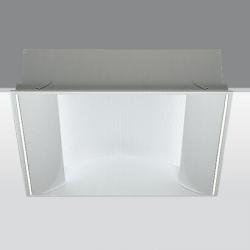 base lighting Recessed with cárter liso, electronic equipment and light emergency with invertidor TC L2x55w