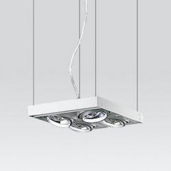 Cestello large Pendant Lamp to 4 bodies with transformadores electrónicos 4x100W 12 V QR-111