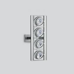 Cestello wall Large to 4 bodies with transformadores electrónicos 4x100W 12 V QR-111