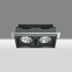 Deep Minimal Recessed adjustable of 2 bodies ópticos 2x35/70W HIT (C dimmable T)
