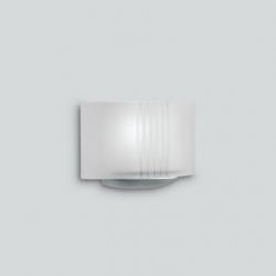Vela Plissé Wall Lamp with Diffuser en Glass moldeado 100w E27 baja