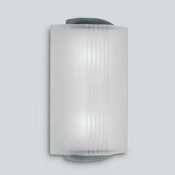 Vela Plissé Wall Lamp with Diffuser en Glass moldeado 2x26w FL electrónica alta