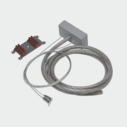 Base mit kabel von verpflegung , Clema von Conexiones und kabel von suspension basis mit kabel von alimentación, clema von conexiones und kabel von suspensión