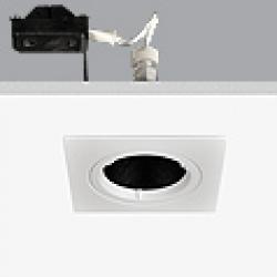 Turn & Fix Downlight adjustable elevado no Reflector Square GU5,3 QR-CB 51 12v 50w