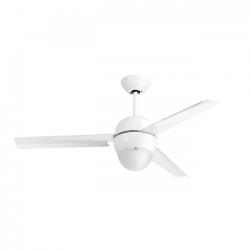 Noos Fan 116cm with light R7s 150W 3 blades metal white without mando - white