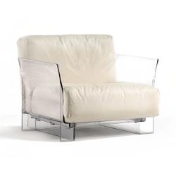 Pop Extérieure sofa Tissu pour Extérieure Structure Transparent plaza adicional