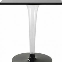 TopTop table for Dr Yes tablero cuadrado, leg and base round 60cm