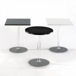 TopTop table square leg round 70x70cm