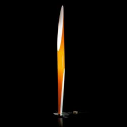 Shakti 200 lámpara of Floor Lamp chromed Plexiglas orange (plug USA)