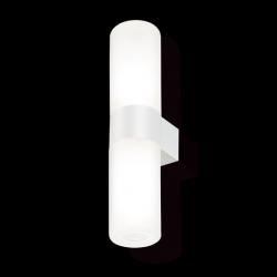 Pastilla Wall Lamp white metal/Satin (plug USA)