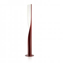 Evita lámpara de Lâmpada de assoalho 190cm T5 2x54w Vermelho