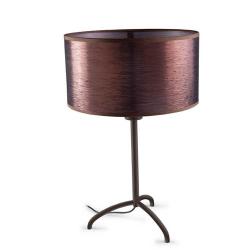 Spica Lampe de table ø30,5cm Brun Oxyde/abat-jour Cuivre Viejo