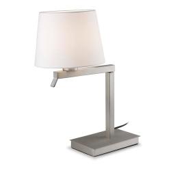 Torino Table Lamp descentrada (Structure) 42cm Nickel Satin