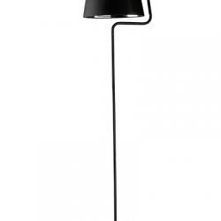 Gladis lámpara von Stehlampe ø34,8x167cm PL E E27 23w Schwarz
