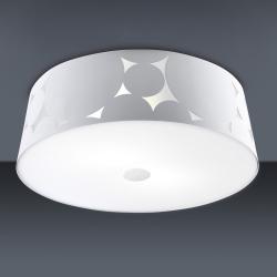 Trama lâmpada do teto ø36,5x12,1cm 2xPL E E27 20w branco