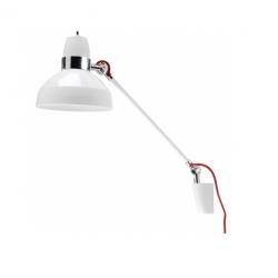 Flex Applique de Mur/mordaza Lampe de table Luminaire sur bras articulé 45cm E27 14w blanc