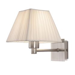 Lyon (Solo Structure) Wall Lamp without lampshade 17,5cm E27 18w Nickel Satin