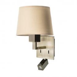 Bali (Solo Structure) Wall Lamp without lampshade 1xE27 max 60W + LED 2,2w - Patiné