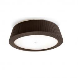 Florencia ceiling lamp 40x13,5cm 2xPL E E27 23w lampshade Brown