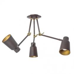 Funk Pendant Lamp 3xE27 MAX 60W - dark brown