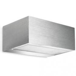 Nemesis luz de parede 1xR7s 100W - Alumínio cepillado