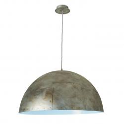 Neo Pendant Lamp 1xE27 100W Silver rústica/Blue
