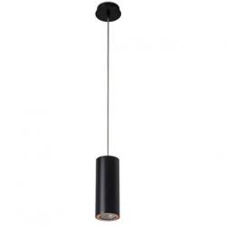 Pipe Lampe Suspension 1xGU10 MAX 50W - Noir Mat d´Or