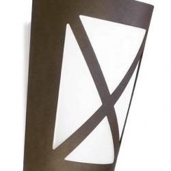 Ajax Wall Lamp Outdoor 26x23x12cm PL E27 18w 155mm Brown