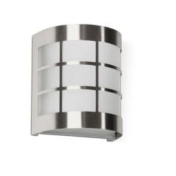 Ajax Wall Lamp Outdoor 16x14x11cm PL E27 13w Stainless Steel AISI 316