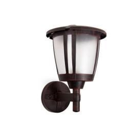 Evans Wall Lamp 23x29cm E27 Brown Oxide