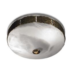 ceiling lamp 40932 Small Patiné rojizo Alabaster white