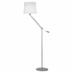 Milan lámpara of Floor Lamp 163cm E27 30w Nickel mate