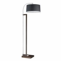 Extend Floor Lamp 3xE27 max. 60w - Brown aged black lampshade