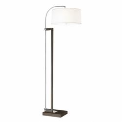 Extend Floor Lamp 3xE27 max. 60w - Brown aged white lampshade