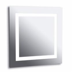 Reflex Applique specchio 70,5x70,5x6cm 4x2G11 40w 4000K - Cromo